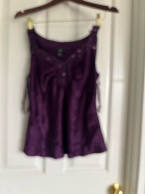 Alfani petite 8 Purple Satin V-Neck Camisole